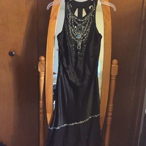 Gatsby style black dress 2